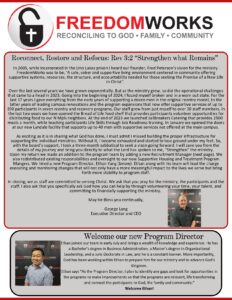 Reconnect, Restore, Refocus